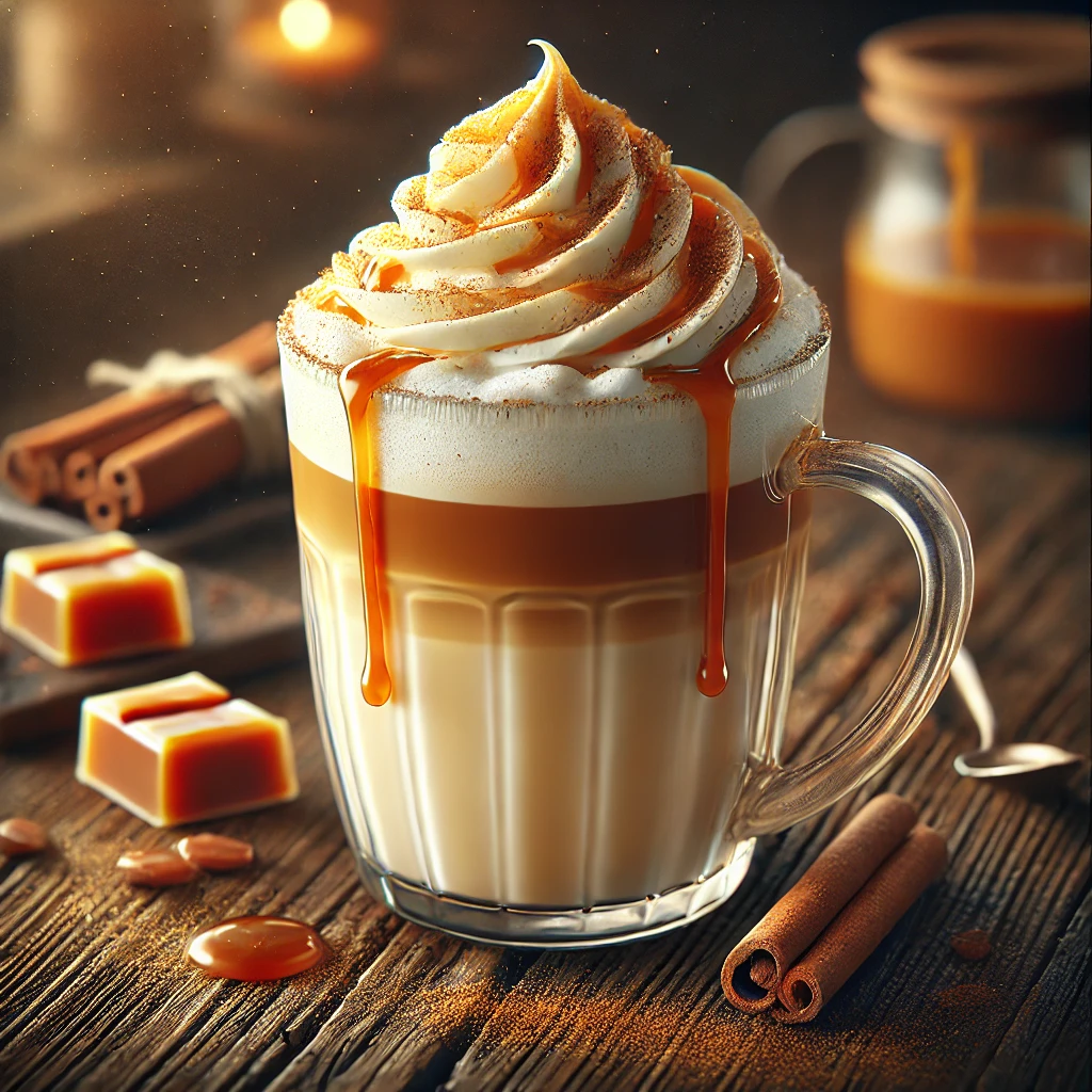 Meleg, fűszeres és karamellás latte tökéletes őszi-téli ital