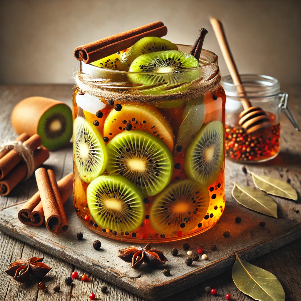 Pikáns és különleges házi fűszeres savanyított kiwi