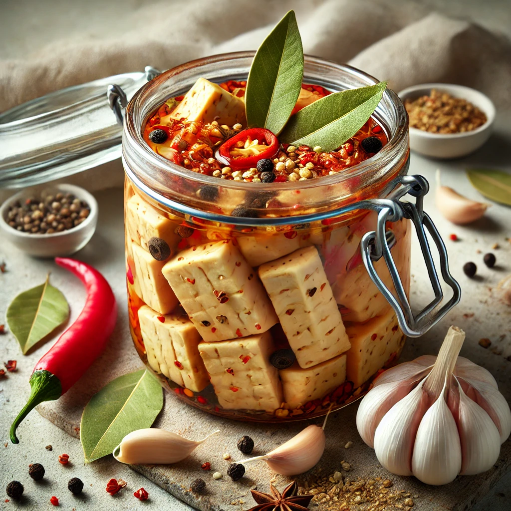 Pikáns és egzotikus fűszeres tempeh ecetes lében