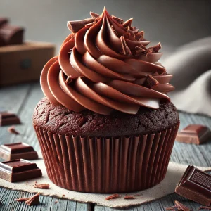Krémes és gazdag gluténmentes csokoládés cupcake