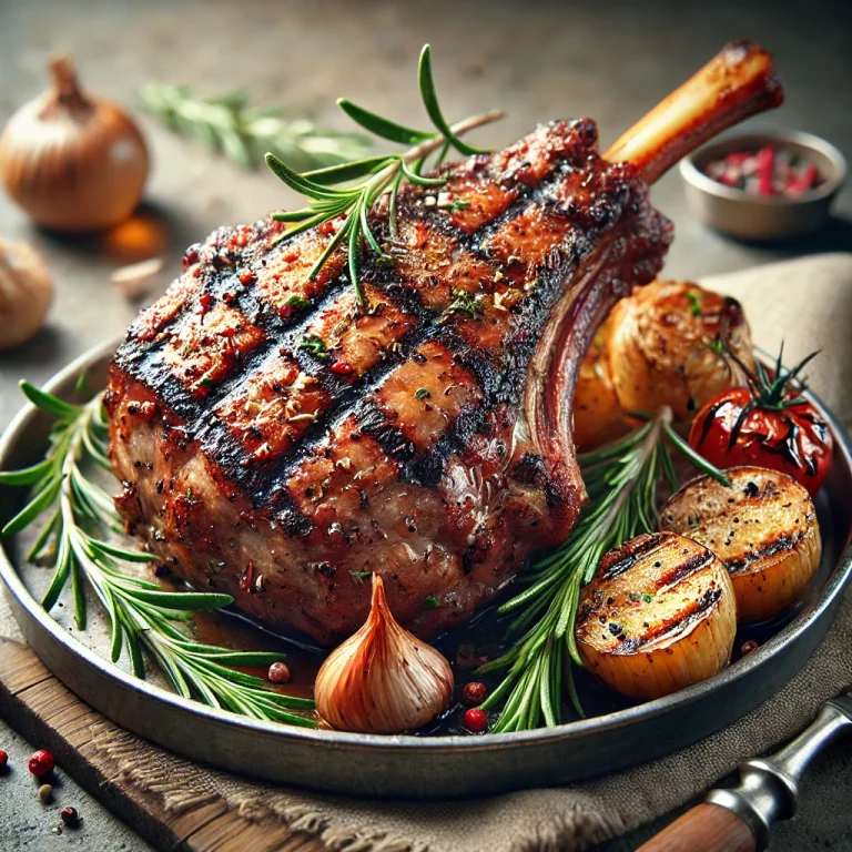 Grillezett báránycomb rozmaringgal