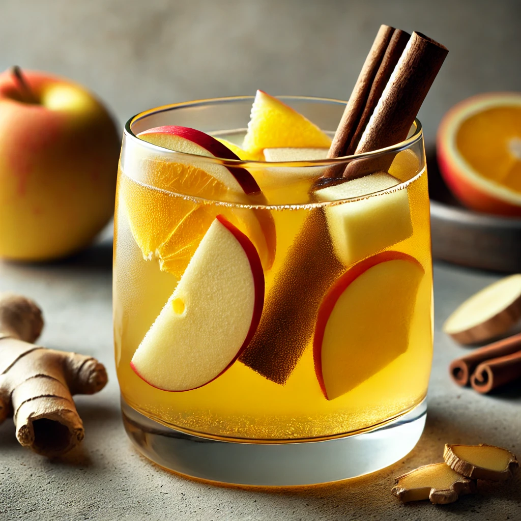 Frissítő és fűszeres alma punch gyömbérrel