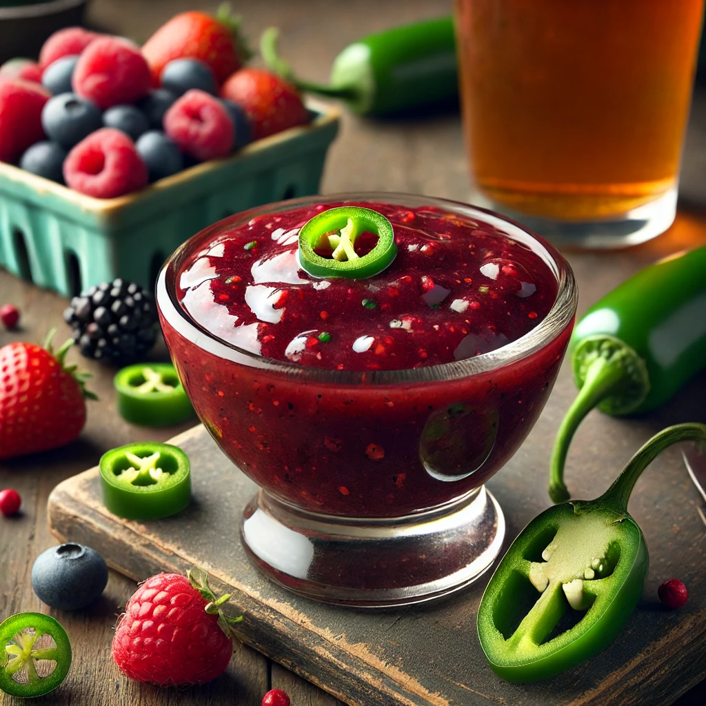 Gazdag, pikáns jalapeños gyümölcsös sörmártás házilag