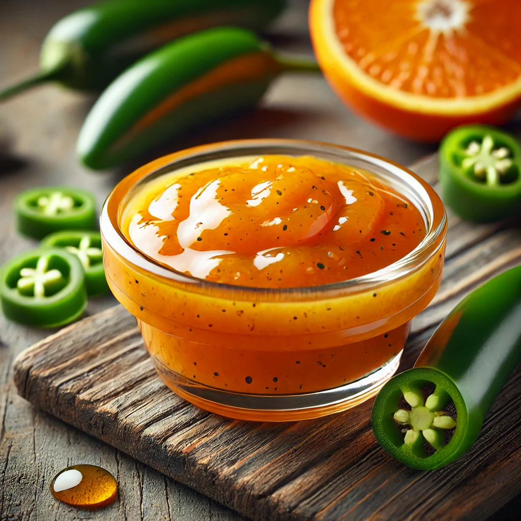 Friss, pikáns jalapeños narancsos chili mártás házilag