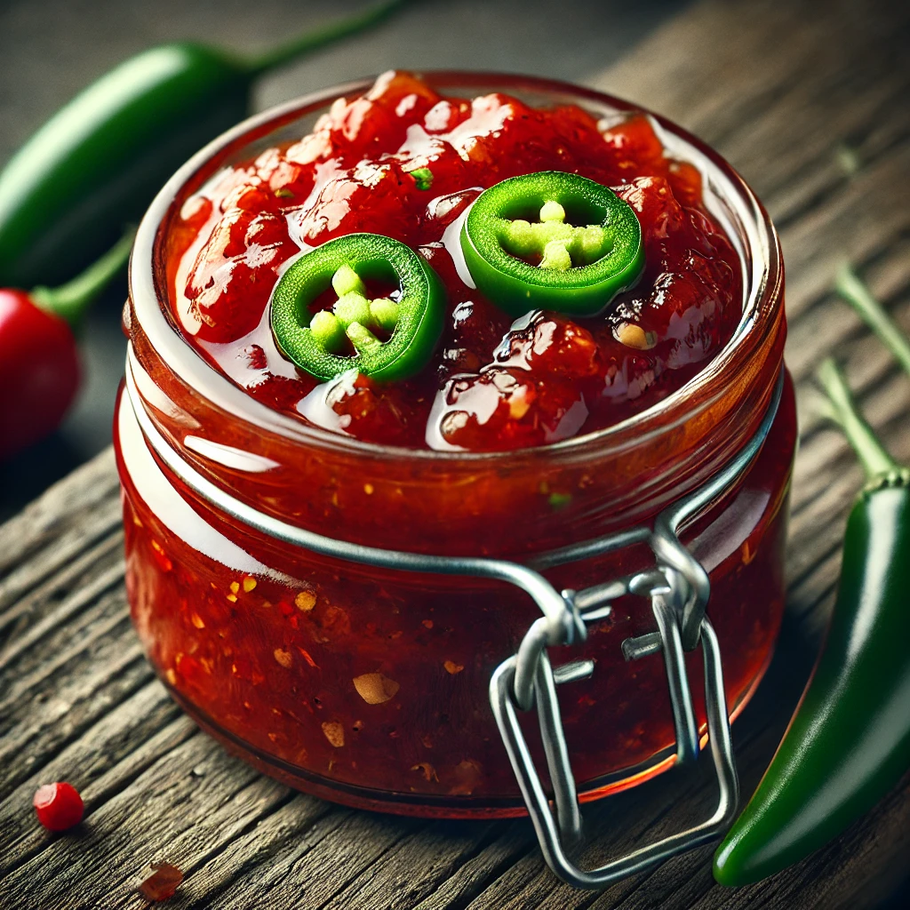 Friss, fÅ±szeres jalapeÃ±os paradicsom chutney