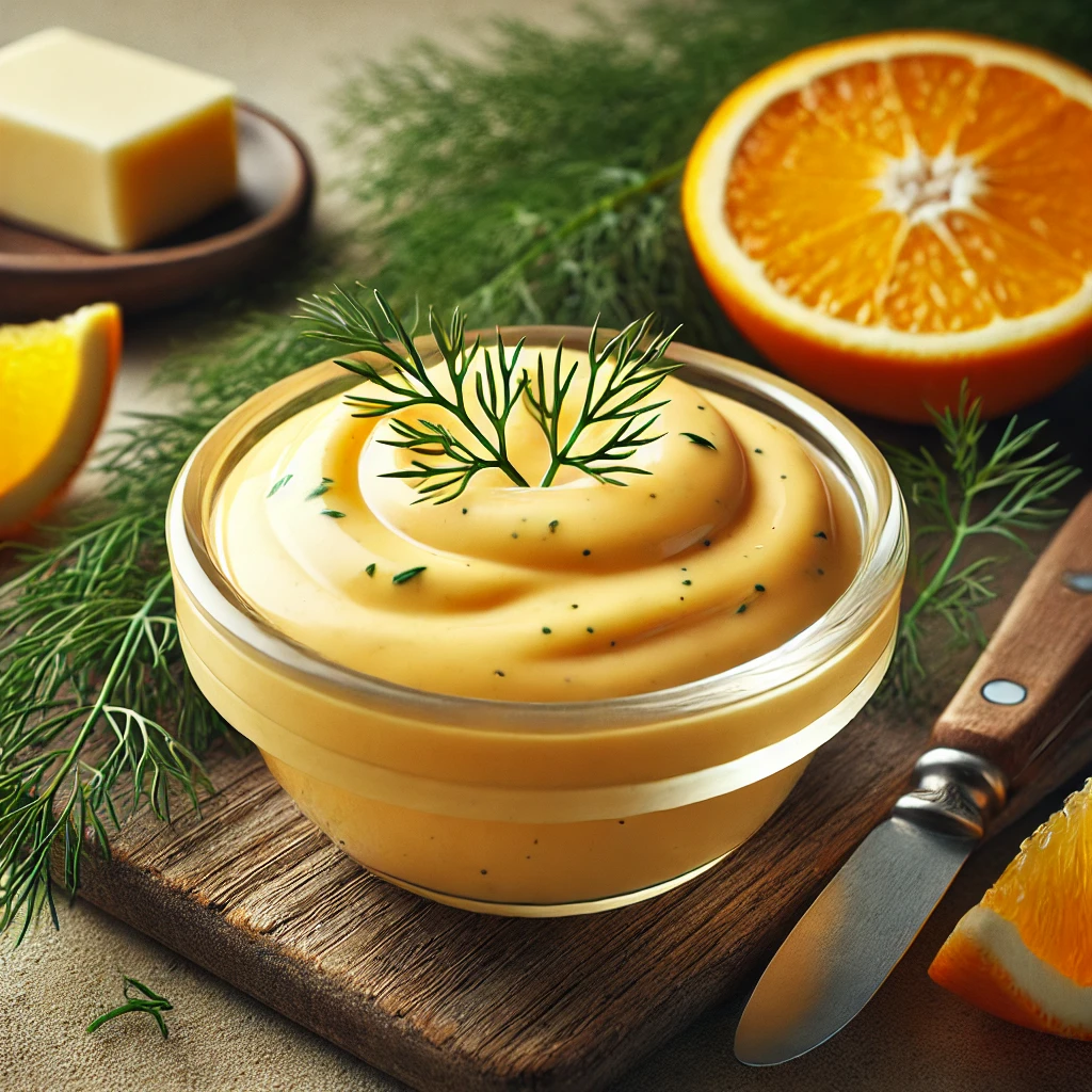 Friss, citrusos kapros narancsos vajszósz házilag