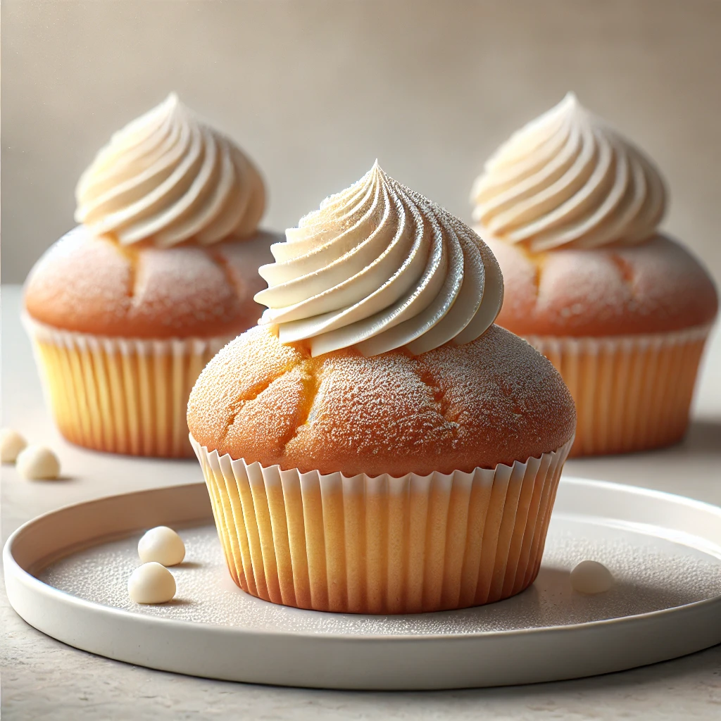 Finom és könnyű vanília cupcake
