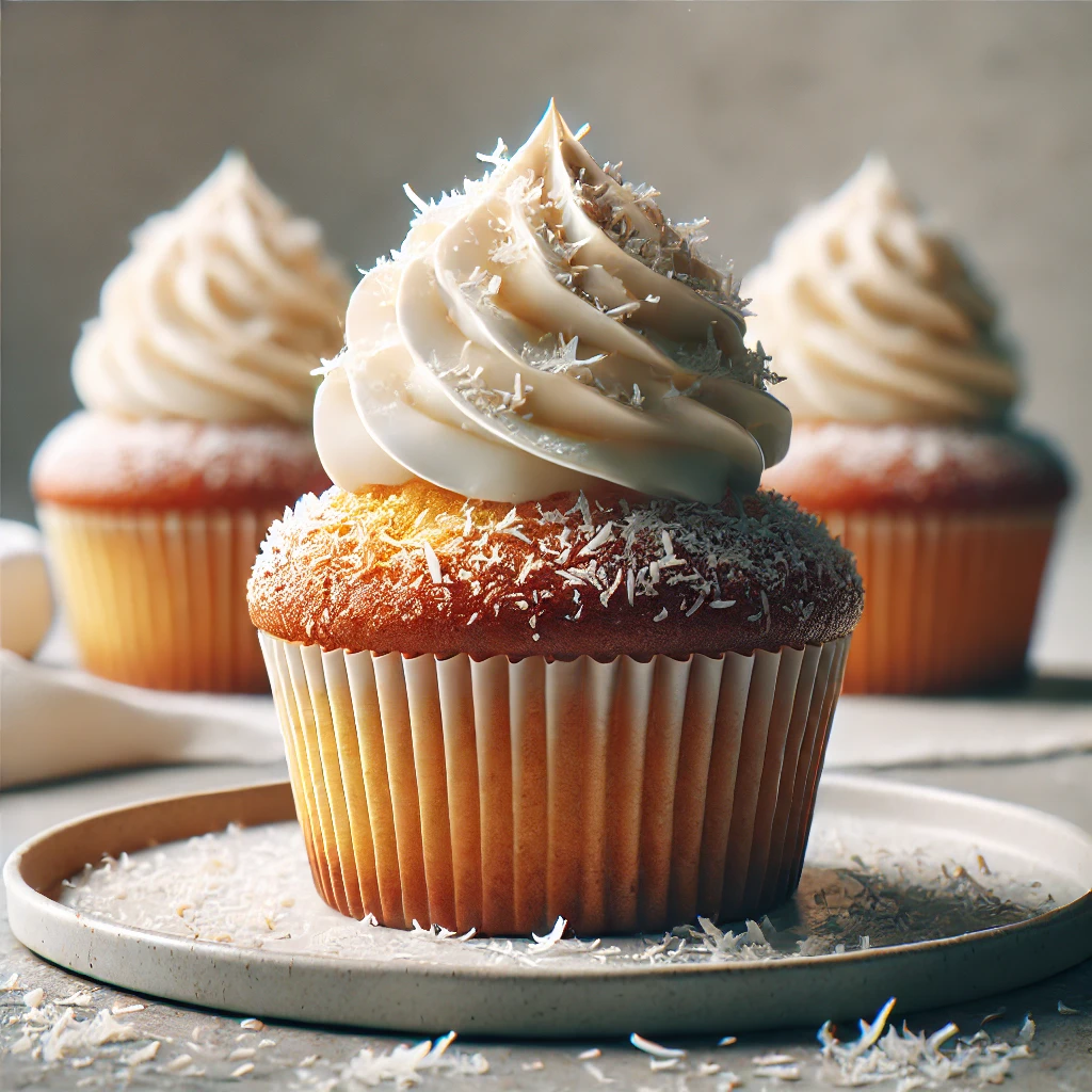 Finom és könnyű kókuszos cupcake