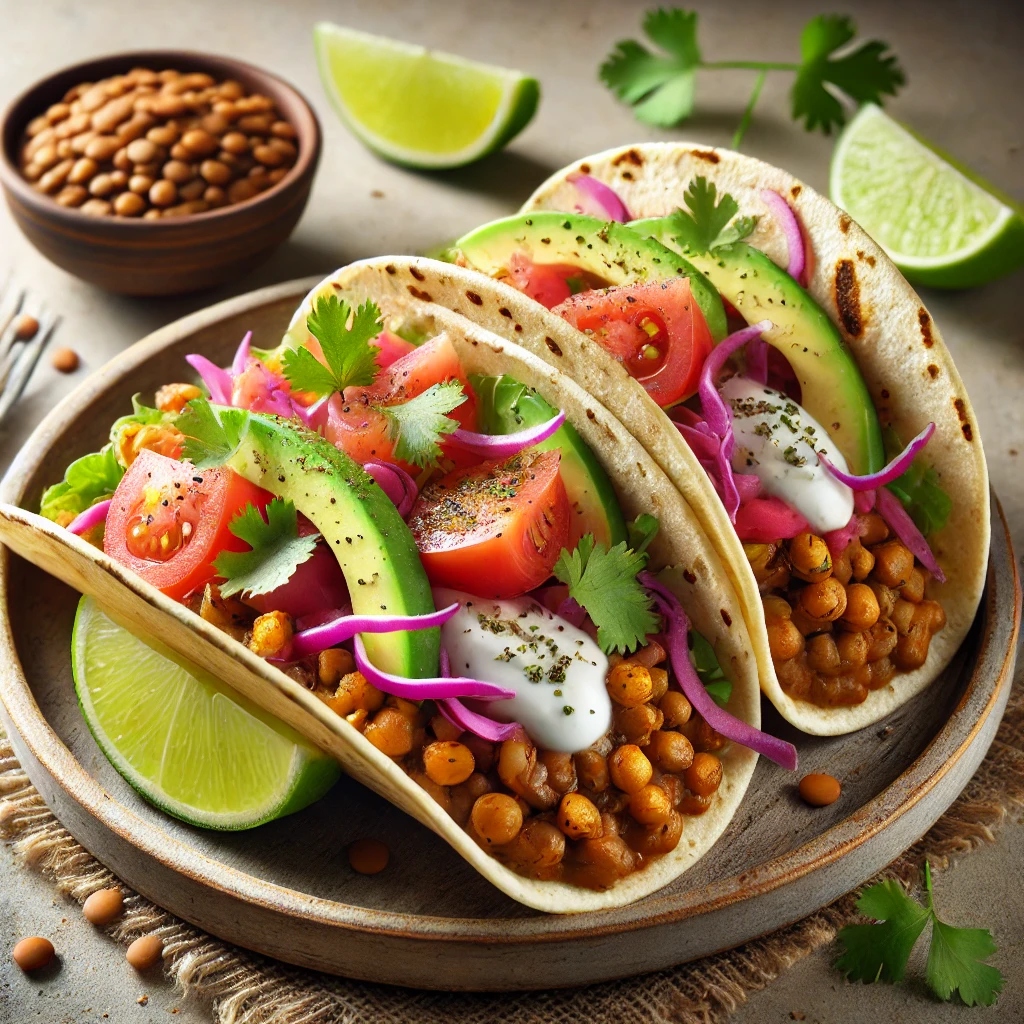 Ízletes és egészséges lencsés taco recept vegán módra