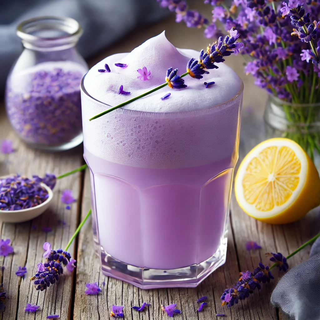Frissítő, habos limonádé levendulával és citrommal