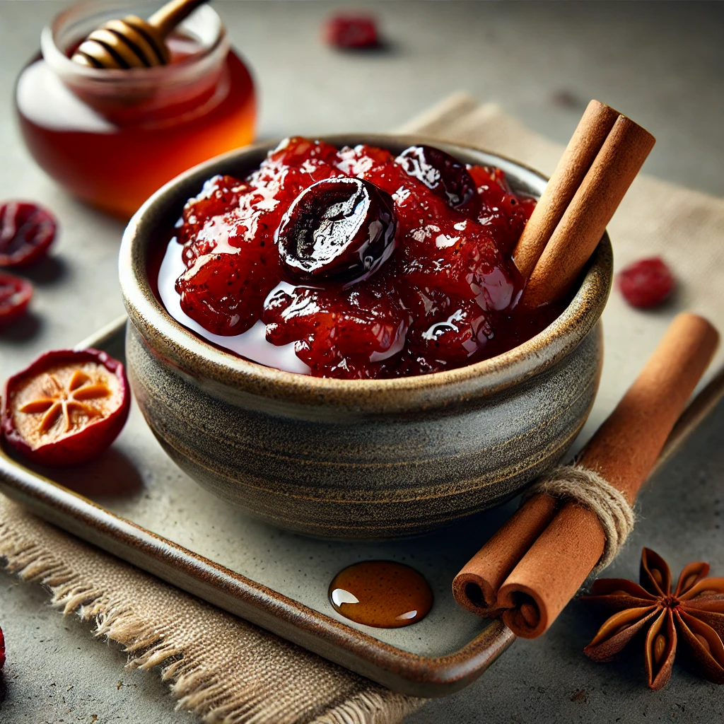 Gazdag és pikáns chutney mézzel, citrommal és vörösborral
