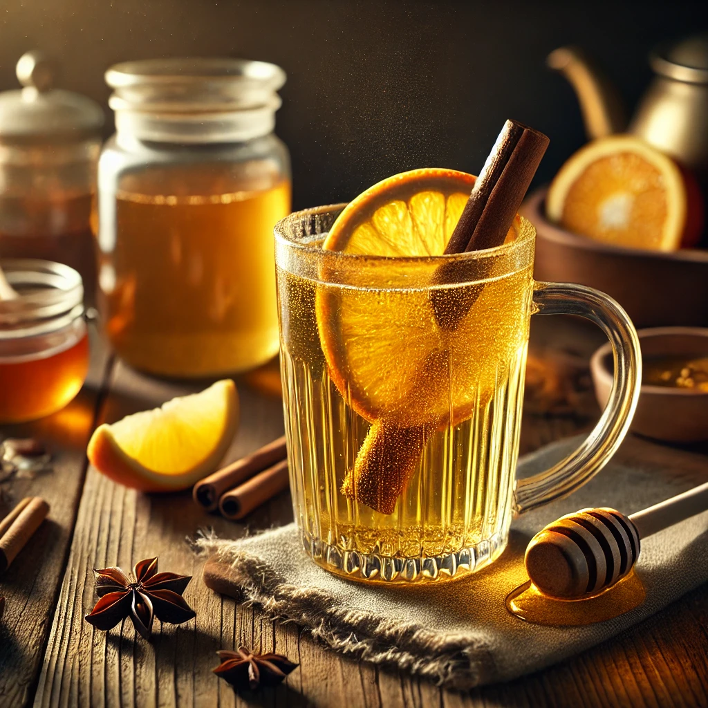 Meleg, fűszeres cider mézzel és fahéjjal