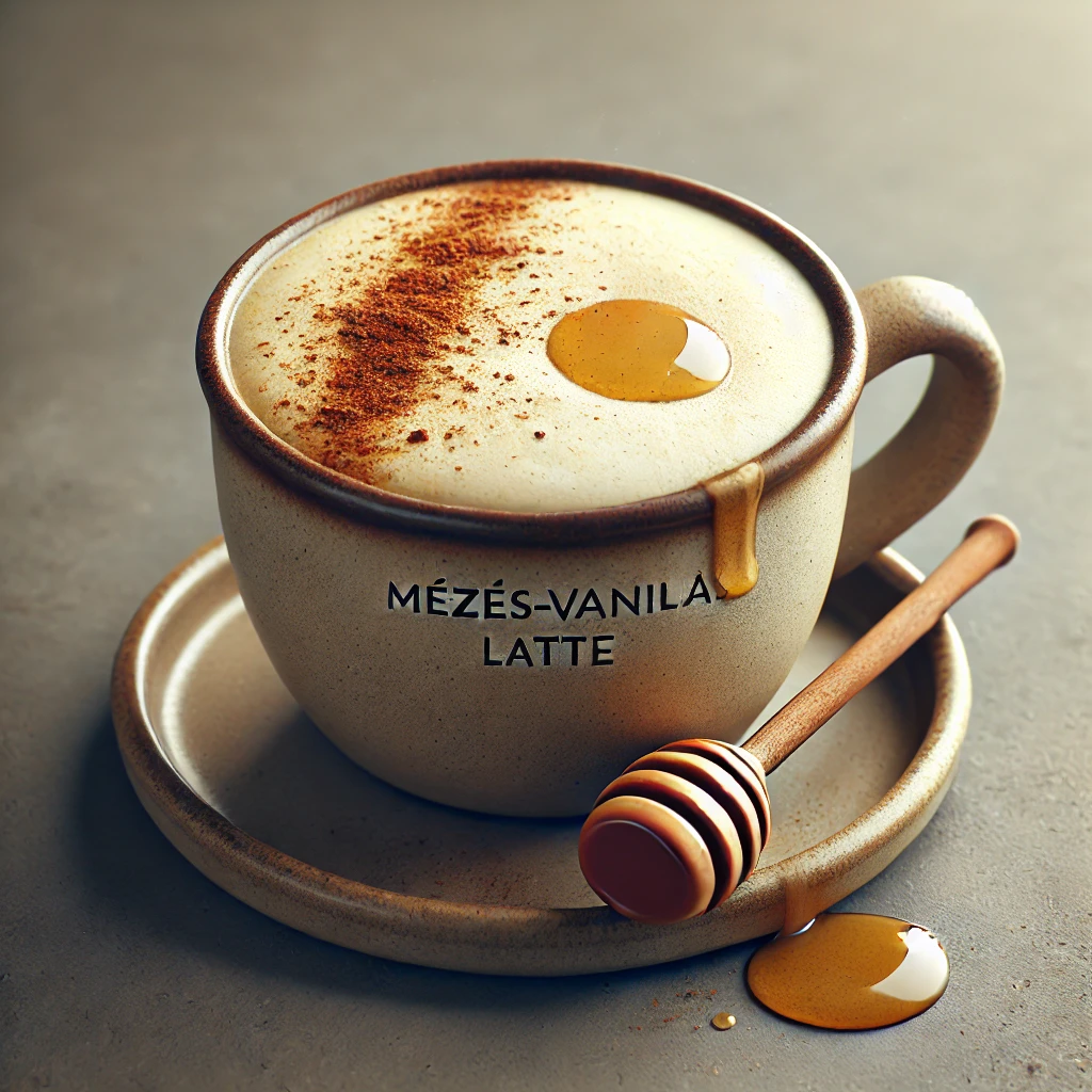 Krémes és illatos mézes-vaníliás latte házilag