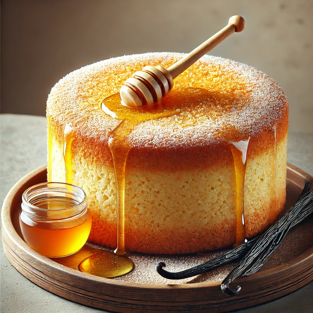 Puha és illatos mézes-vaníliás torta házilag