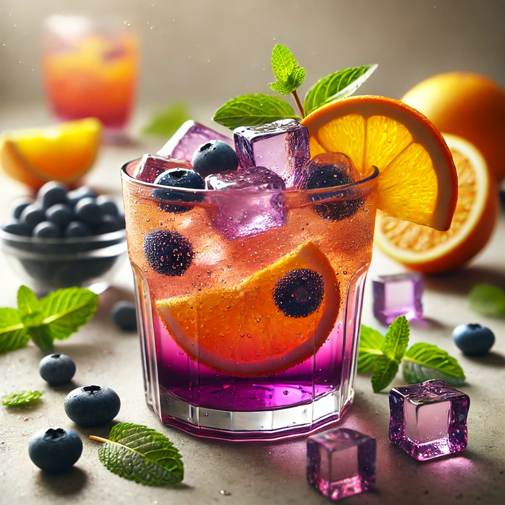 Frissítő, házi készítésű narancsos-áfonyás limonádé nyári napokra