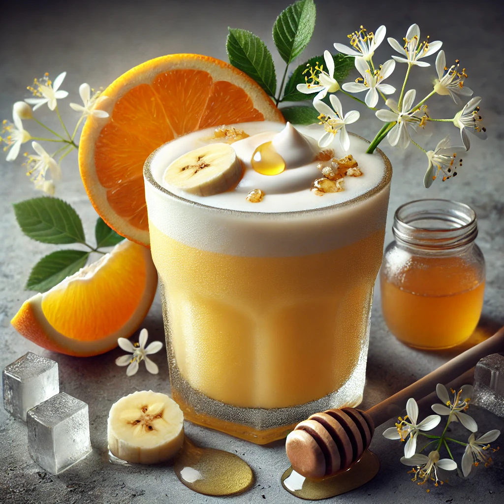 Egészséges és frissítő smoothie természetes hozzávalókból