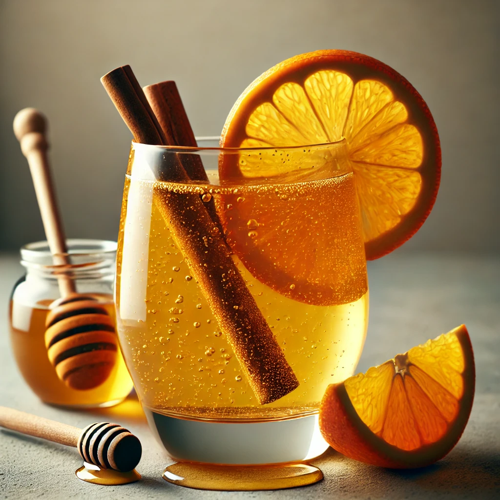 Melegítő és fűszeres cider friss narancslével és mézzel