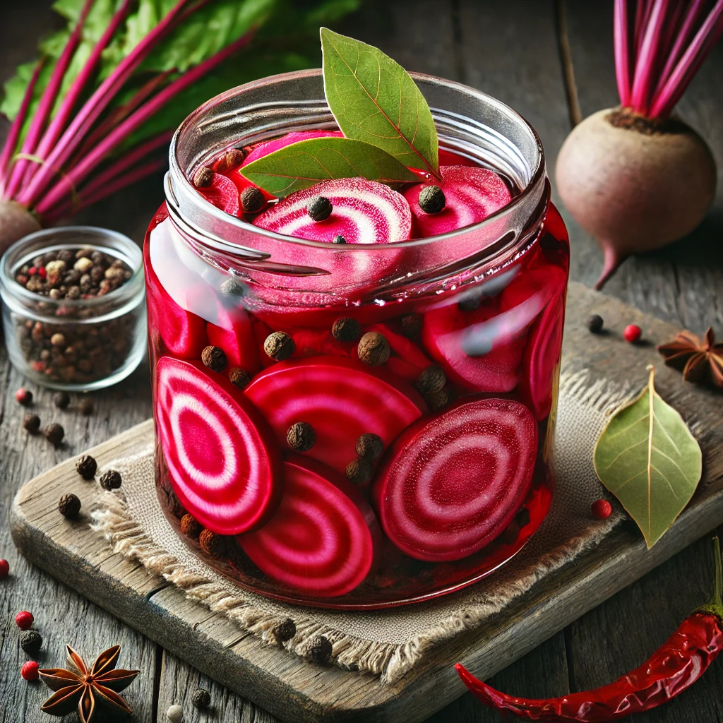 Quick and easy homemade pickled beets