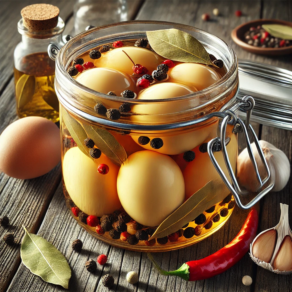 Quick and easy homemade pickled eggs