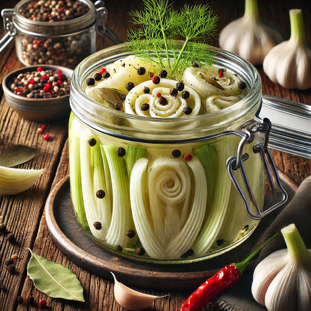 Quick and easy homemade pickled fennel