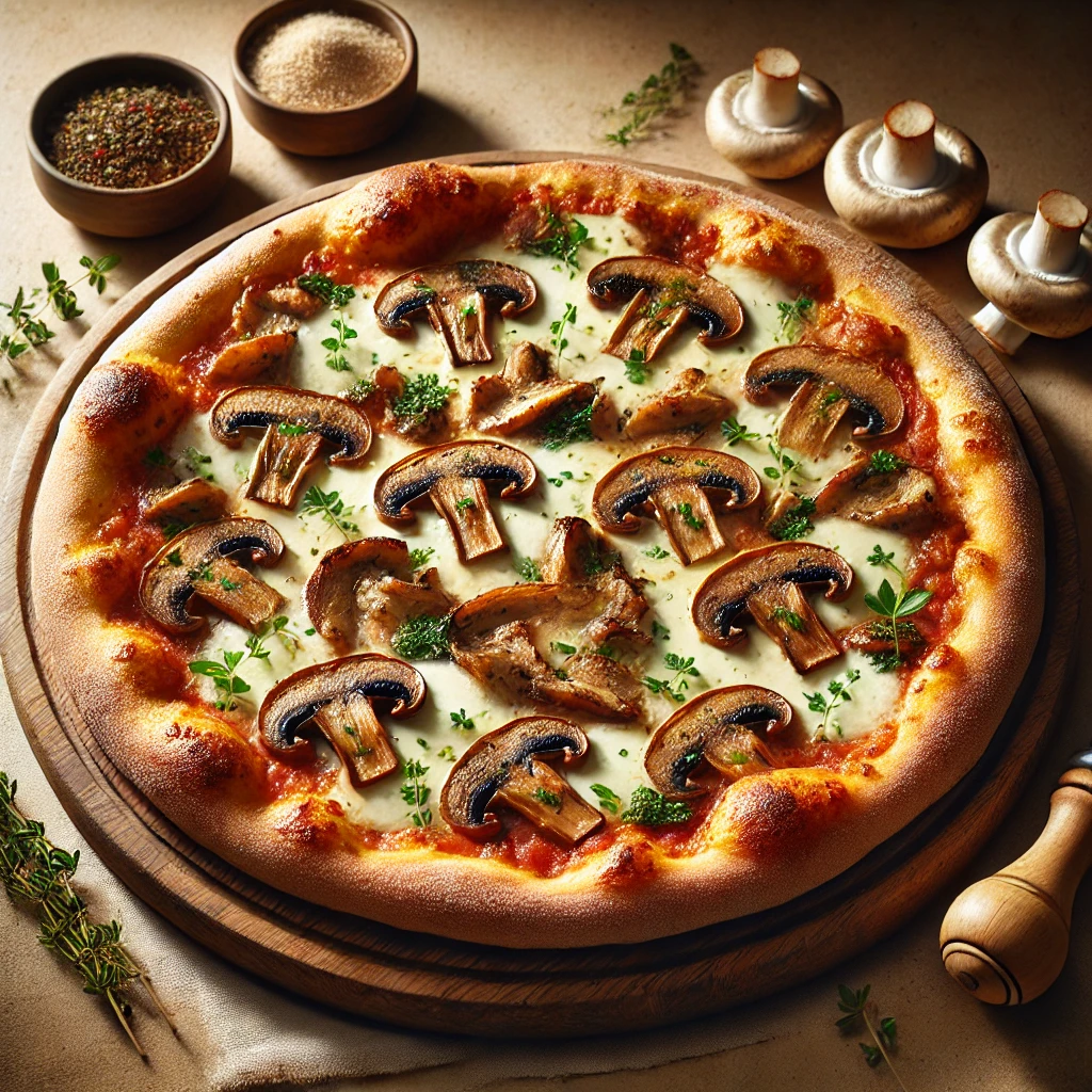 Olasz vargányás pizza házilag