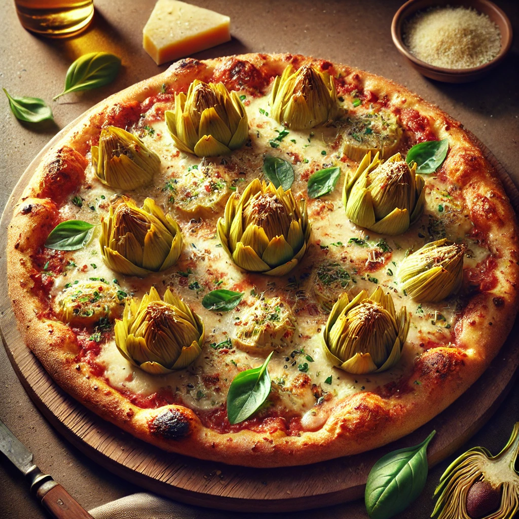 Olasz articsókás pizza házilag