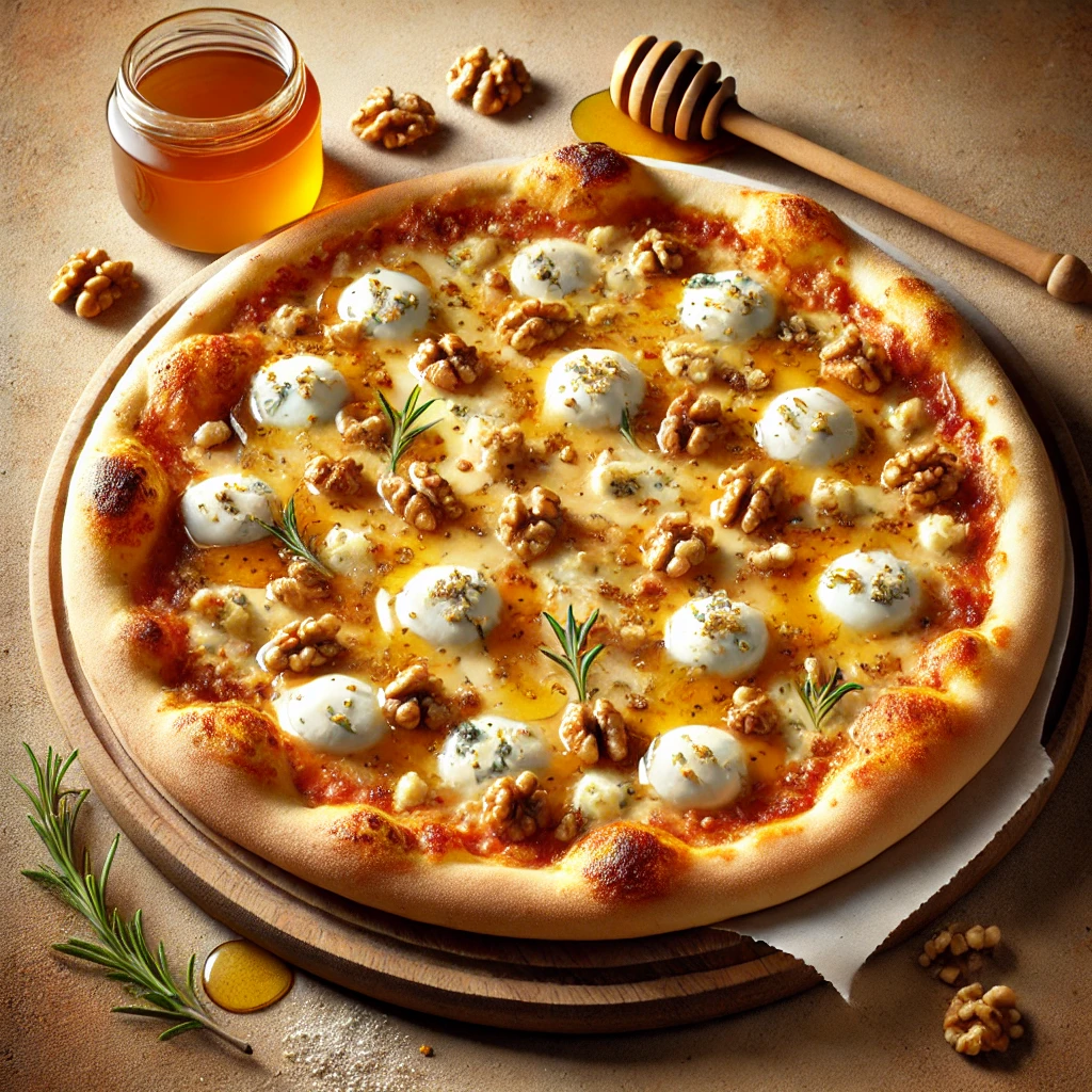 Olasz gorgonzolás pizza házilag