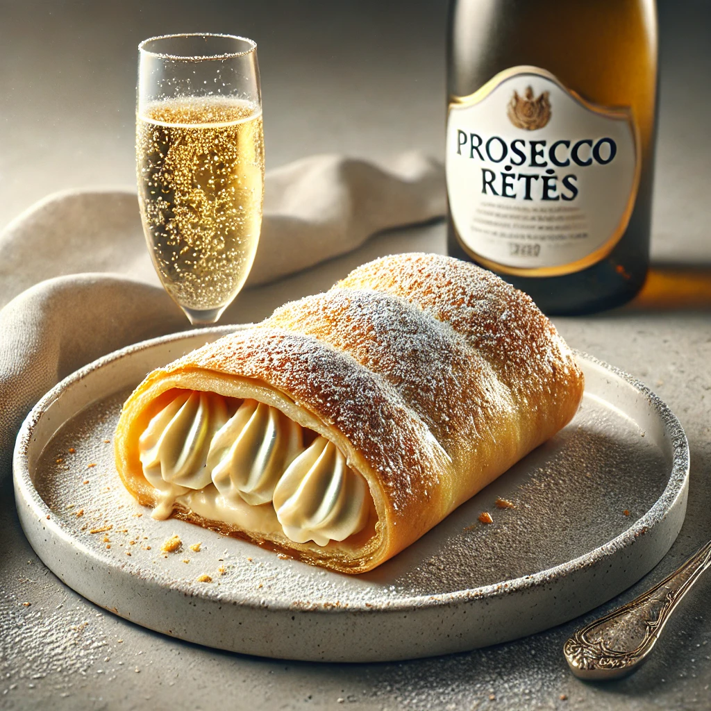 Finom és ropogós prosecco rétes
