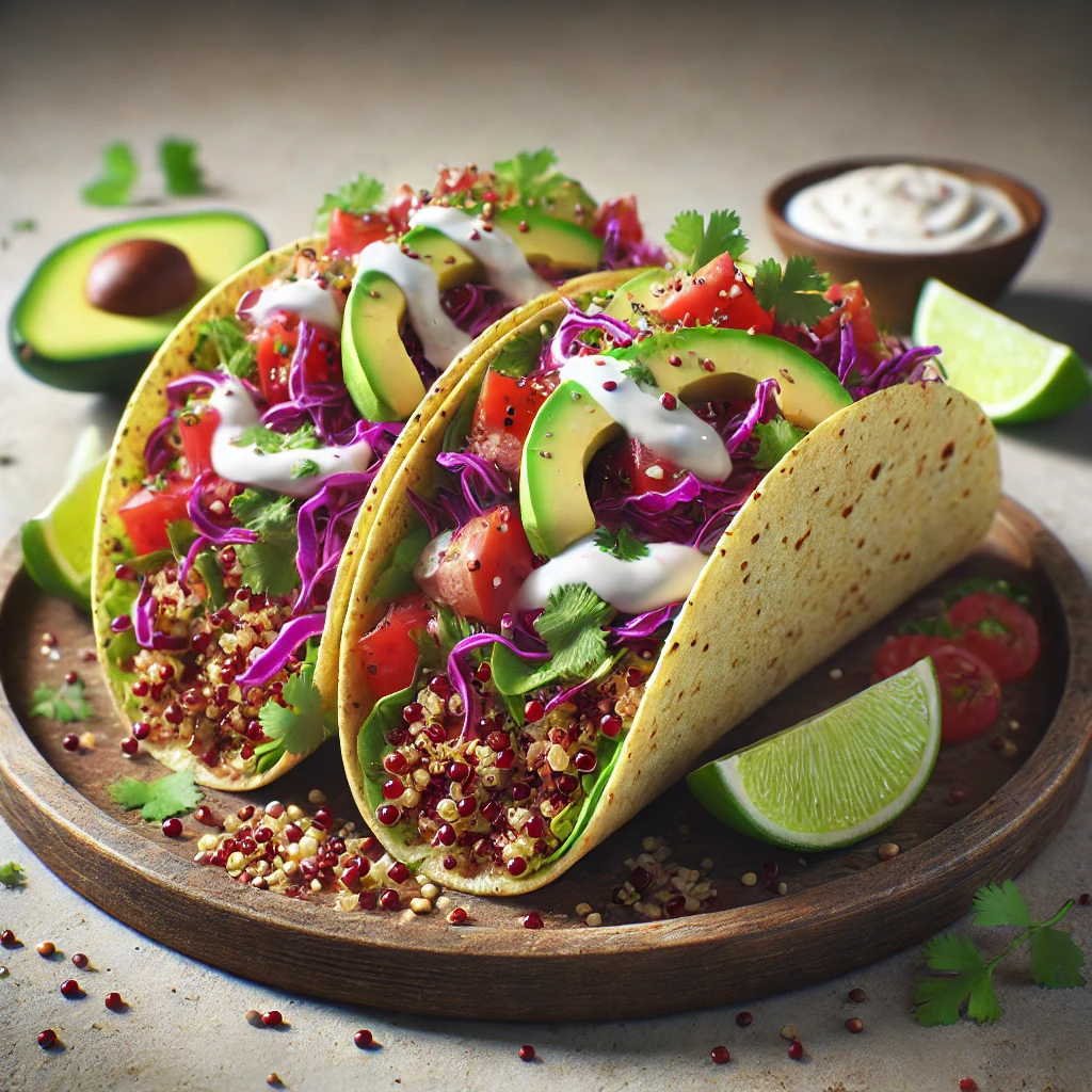 Ízletes és egészséges quinoa taco recept vegán módra