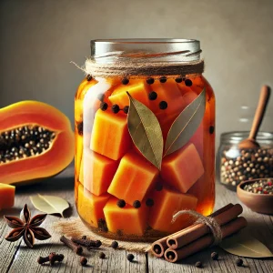 Különleges és pikáns házi savanyított papaya