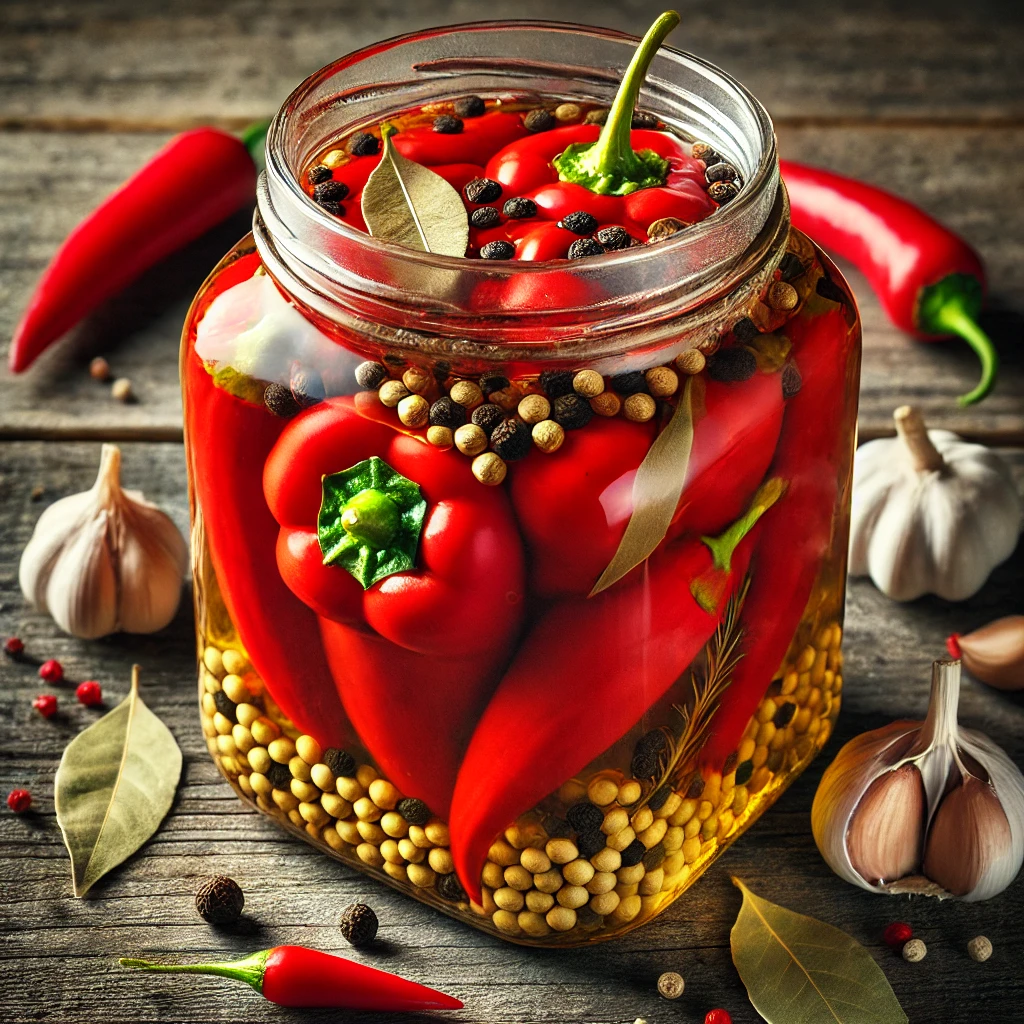 Ízletes és karakteres savanyított pimento paprika házilag