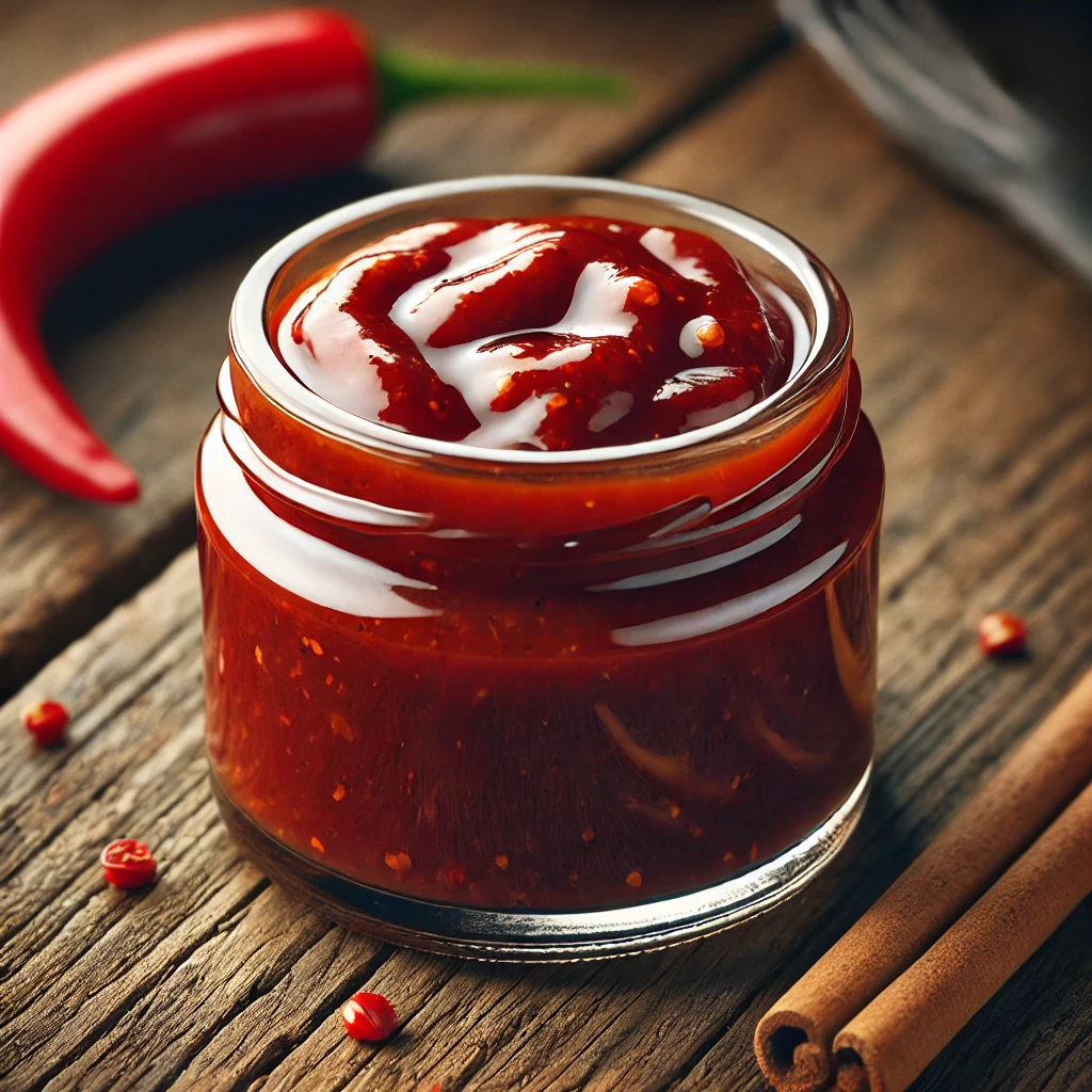 Friss és gazdag sörös chili barbecue szósz