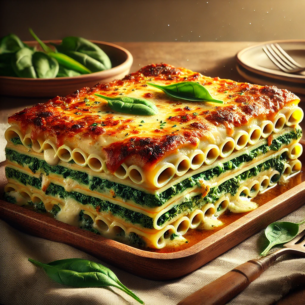 Spenótos lasagne recept – ízletes és krémes vegetáriánus fogás
