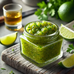Friss, pikáns tárkonyos lime tequilás chutney házilag