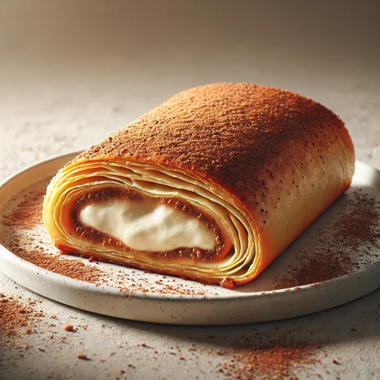 Tiramisu rétes tálalva