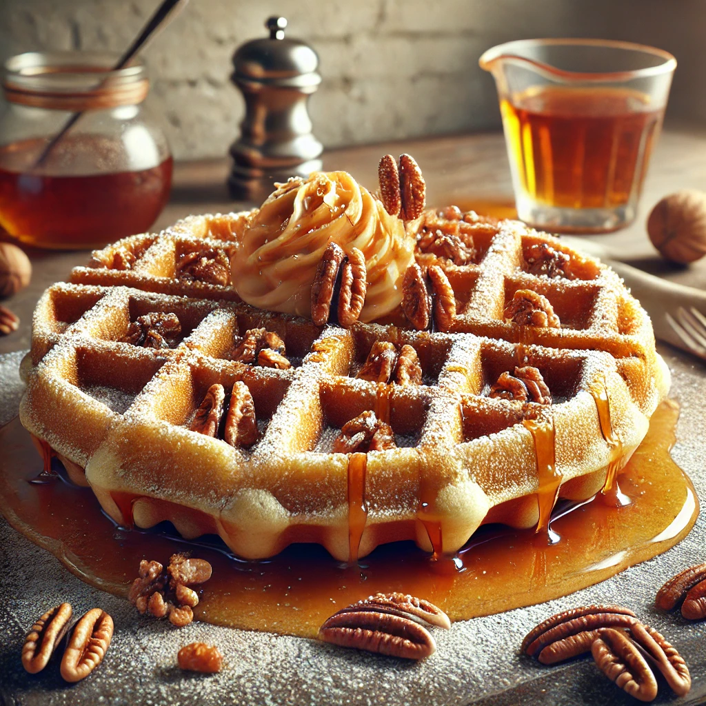 Gazdag ízvilágú whisky-s gofri, tökéletes desszert