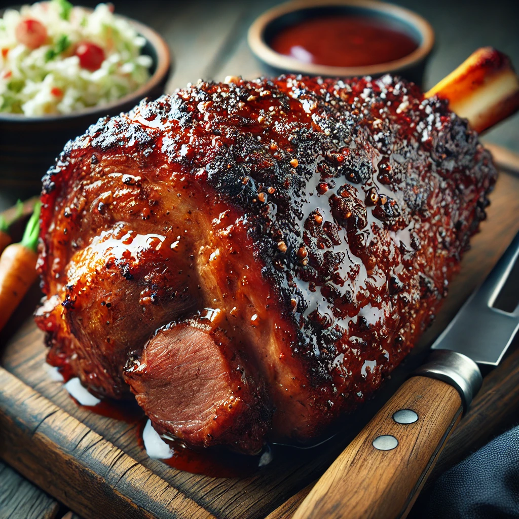 Füstös, szaftos BBQ báránytarja lassan sütve