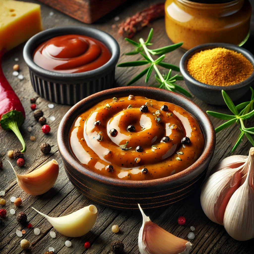 Gazdag, fÃ¼stÃ¶s Ã©s fÅ±szeres BBQ szÃ³sz grillezett Ã©telekhez