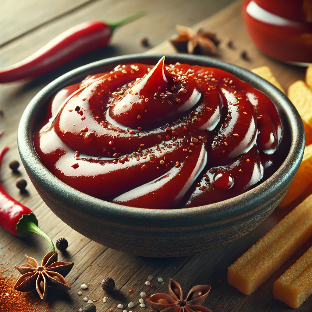 FÃ¼stÃ¶s, fÅ±szeres hÃ¡zi kÃ©szÃ­tÃ©sÅ± BBQ ketchup