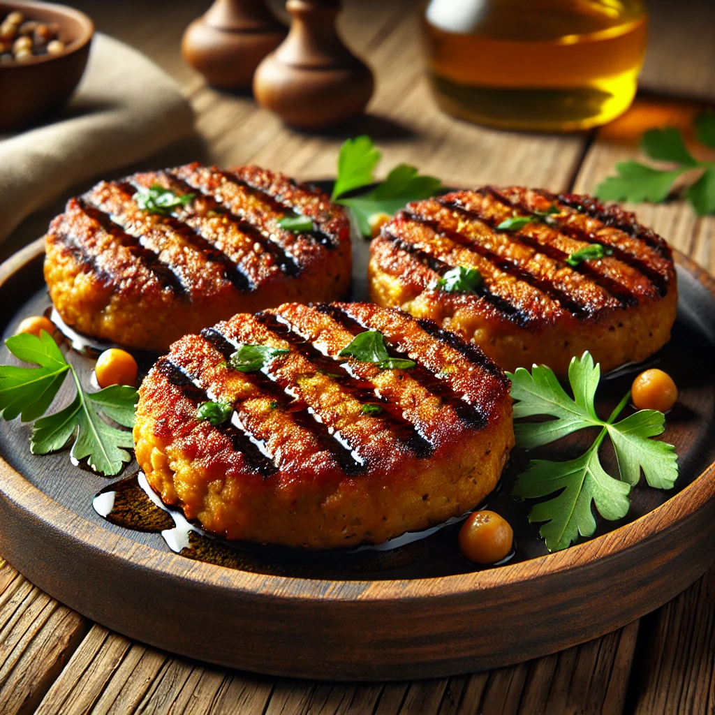 Egyszerű és egészséges grillezett csicseriborsó pogácsa BBQ módra