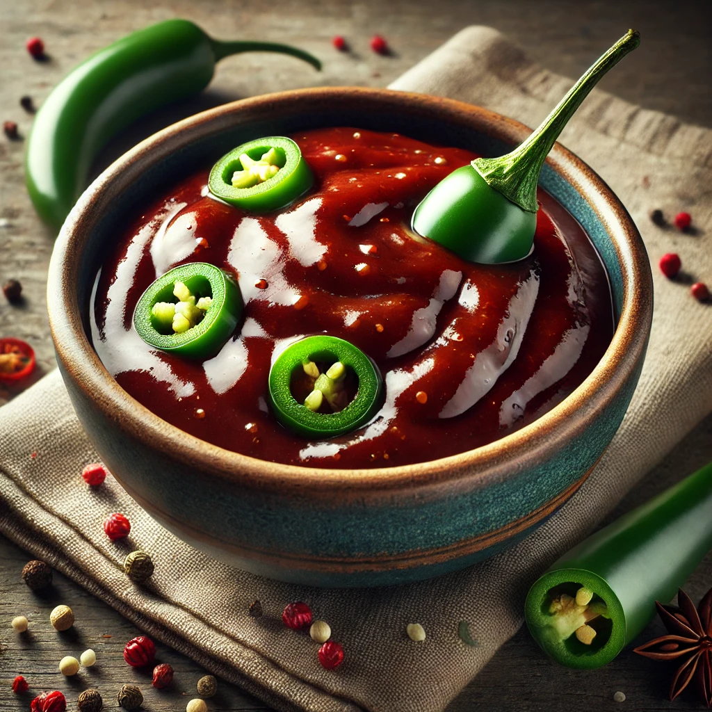 FÃ¼stÃ¶s, csÃ­pÅs hÃ¡zi kÃ©szÃ­tÃ©sÅ± BBQ chiliszÃ³sz
