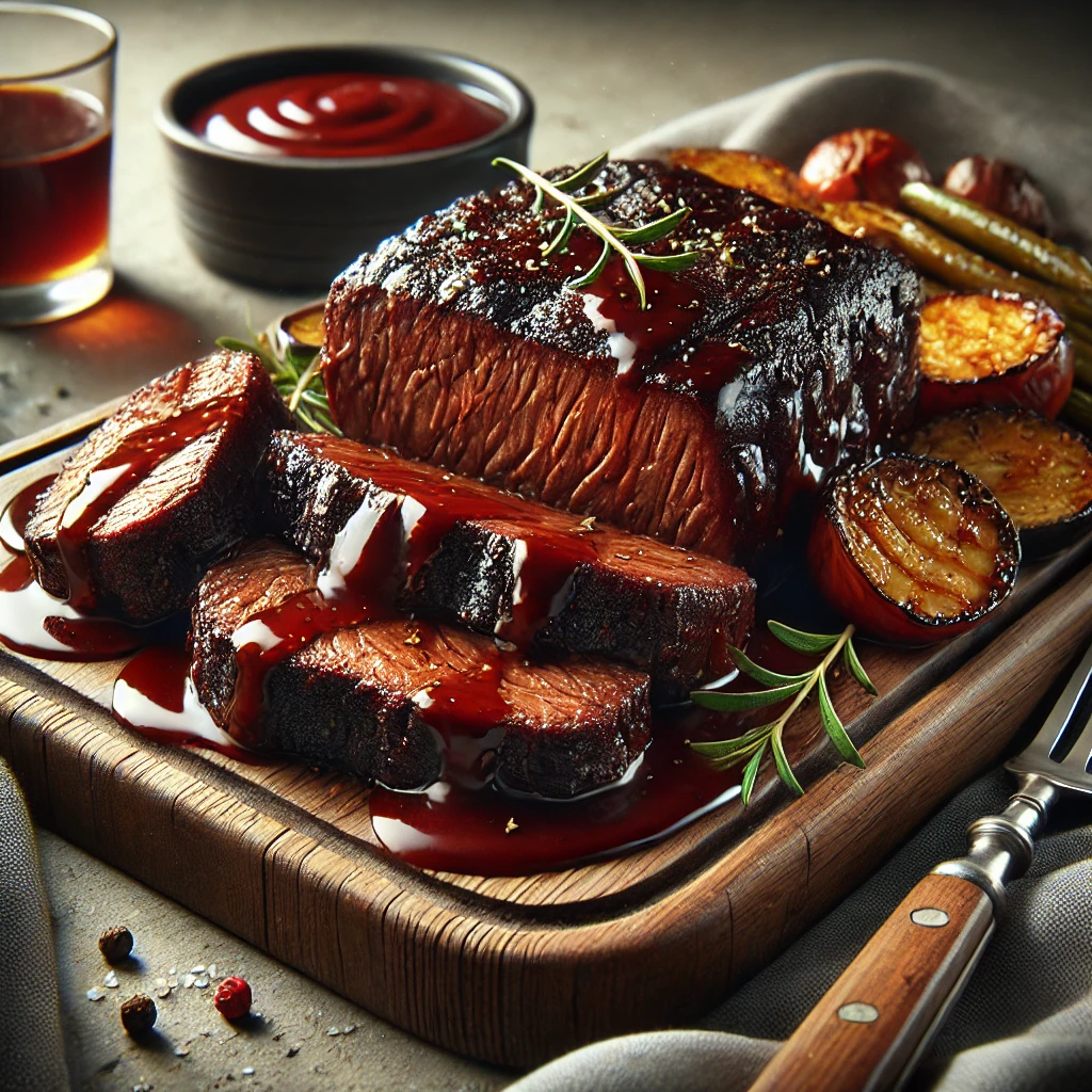 Szaftos és omlós grillezett marhapofa