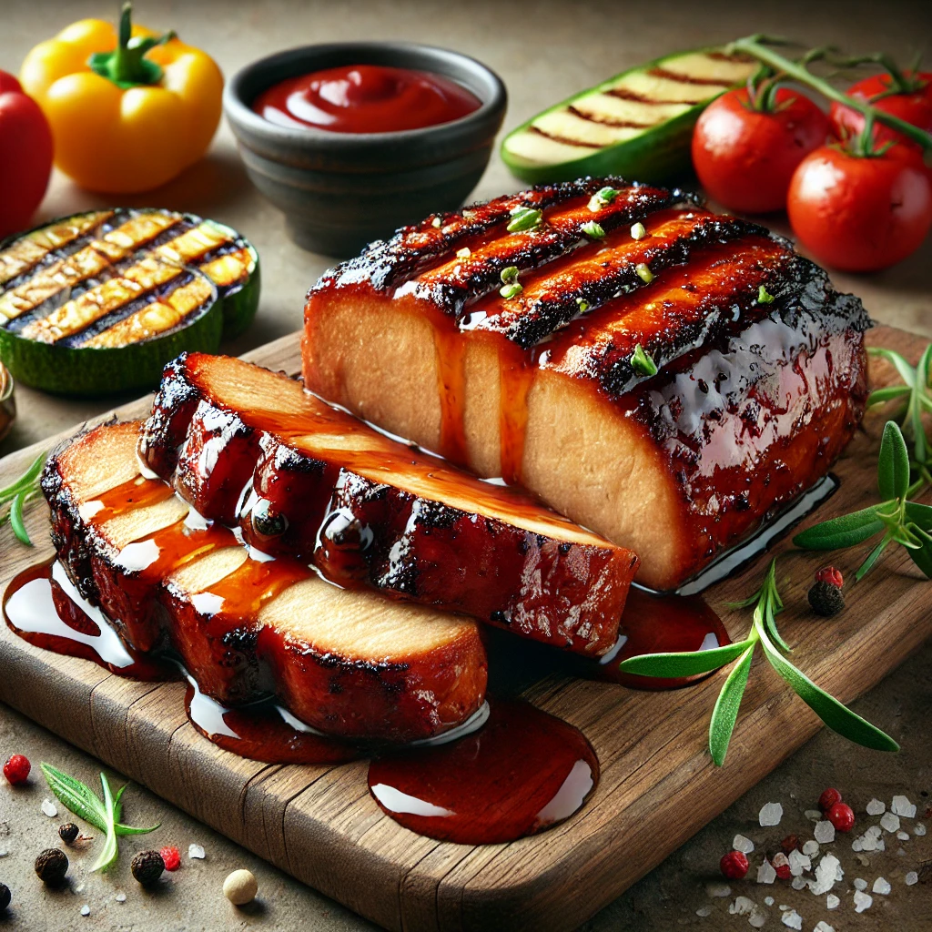 Szaftos és ragacsos grillezett sertéskaraj