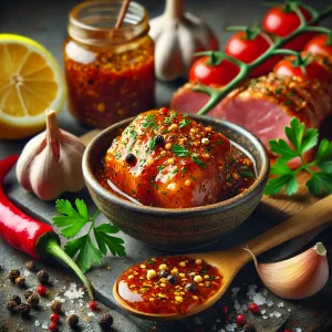 Citrusos és fűszeres BBQ pác grillezett tengeri ételekhez