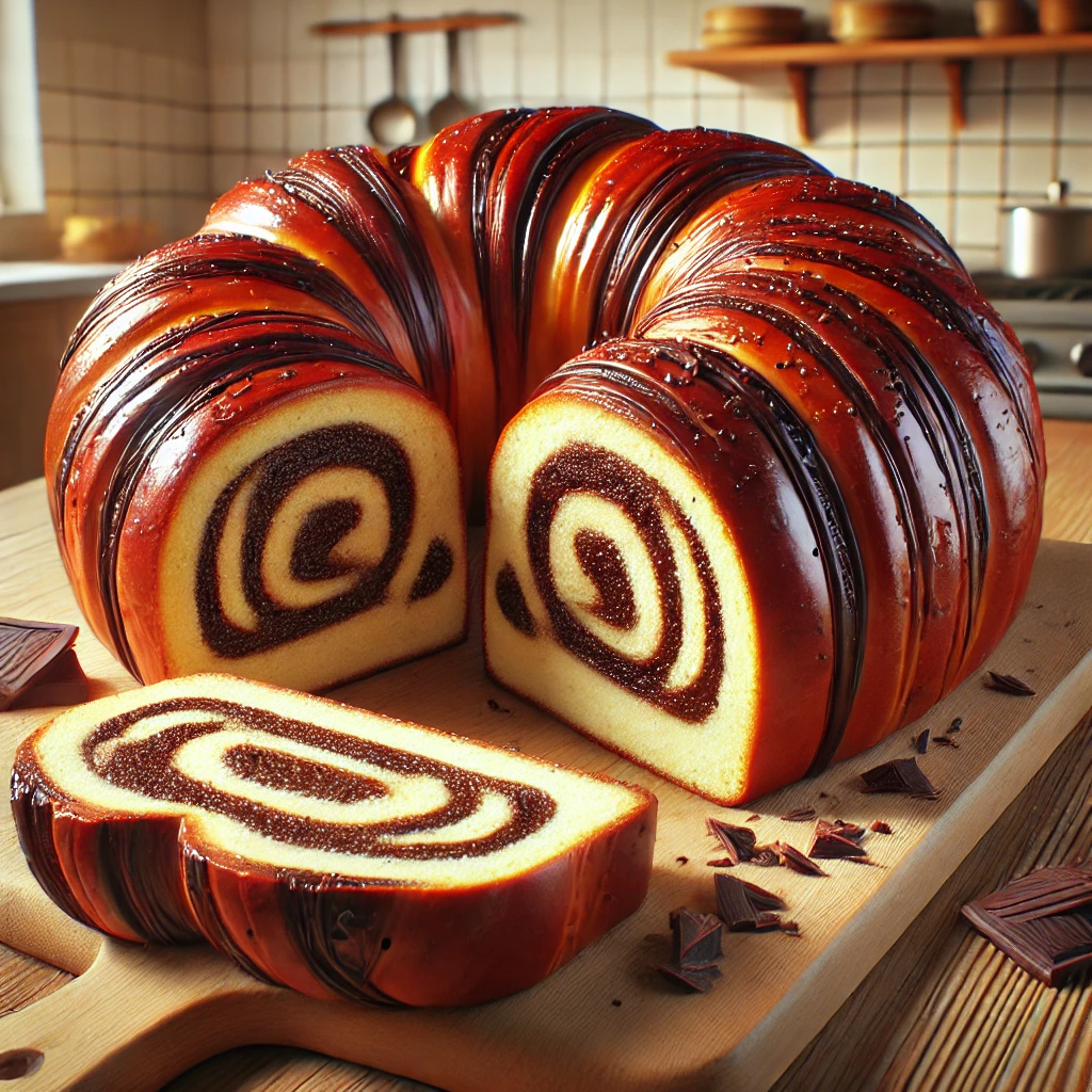 Puha és csokoládés fonott babka házilag