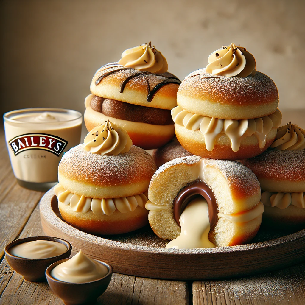 Puha és krémes Baileys fánk házilag