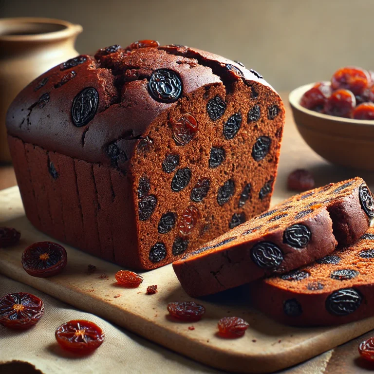 Bara brith walesi gyümölcskenyér frissen sütve