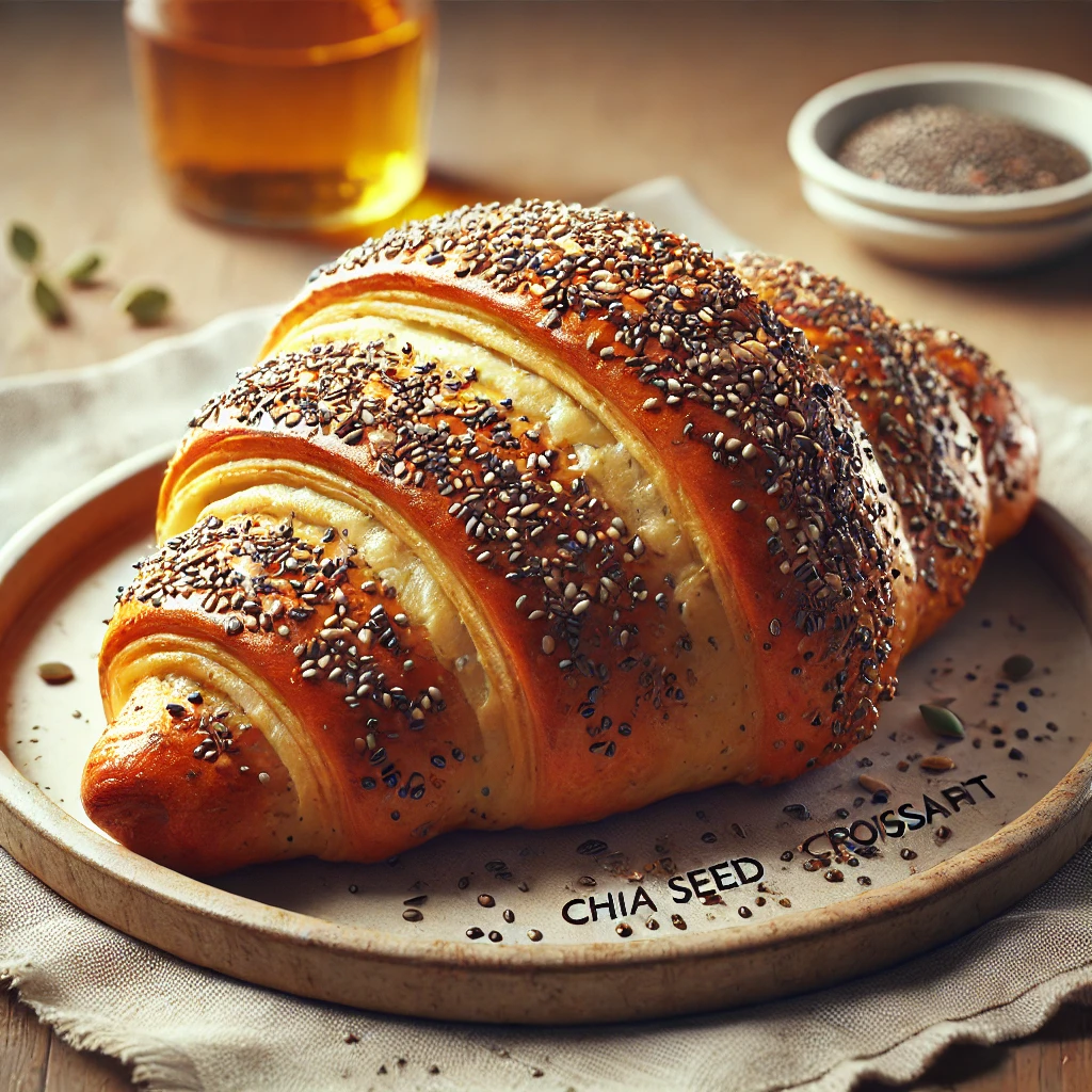 Egészséges és ropogós chia magos croissant recept
