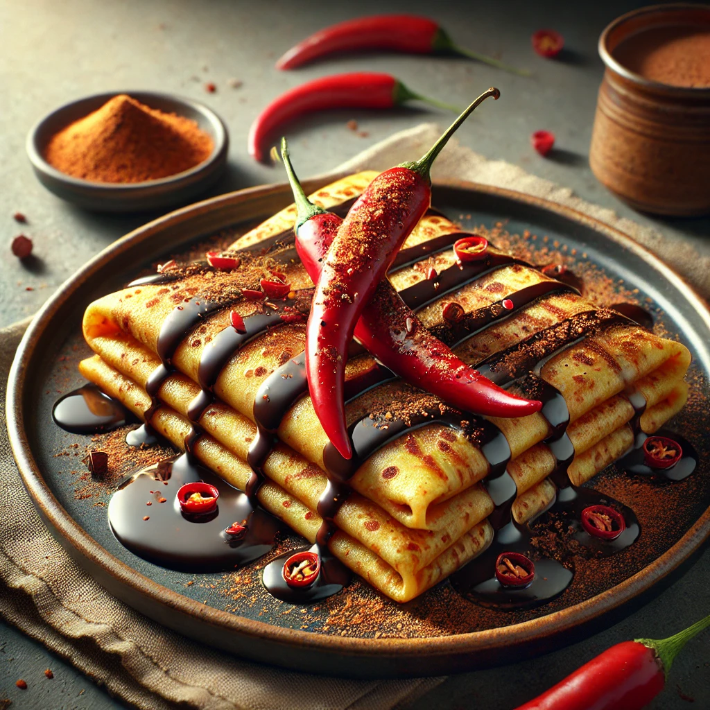 Pikáns és csábító chilis csokis palacsinta recept desszertként