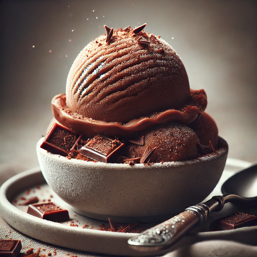 Krémes, intenzív és hűsítő házi készítésű csokoládés sorbet